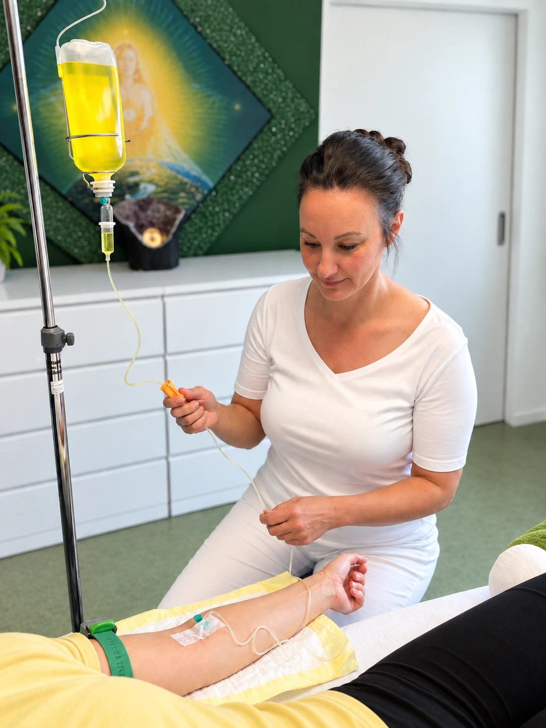 Infusionstherapie – Foto aus der Praxis und ihrem Angebot